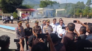 Ratusan Kilogram Ganja Sitaan Dimusnahkan, Kapolres Gayo Lues: Peredaran Harus Diputus